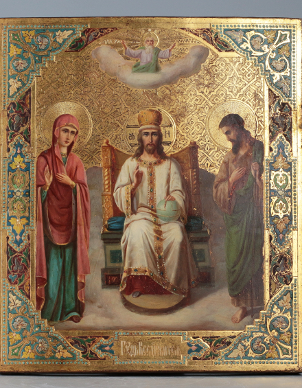 Икона Господь Вседержитель на троне - фото - 2